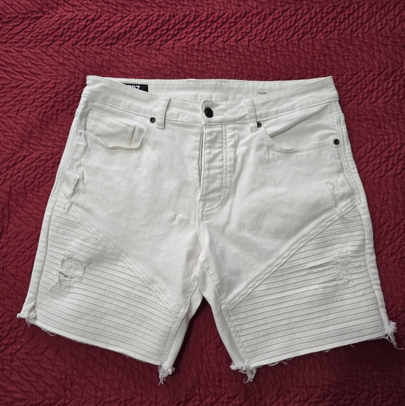 CR7 MEN DENIM STRETCH SHORT - Picture 5 of 5